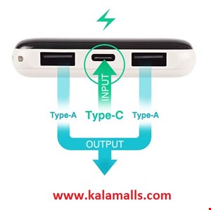   شارژر همراه سیلیکون پاور مدل GS28 ظرفیت 20000 میلی آمپر ساعت 