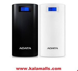  شارژر همراه ای دیتا مدل P20000D ظرفیت 20000 میلی آمپر ساعت adata p20000 