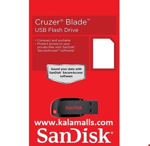  فلش مموری سن دیسک مدل Cruzer Blade CZ50 ظرفیت 16 گیگابایت  