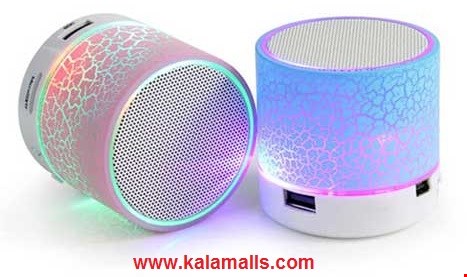  اسپیکر بلوتوثی قابل حمل طرح Stone چراغ دار 